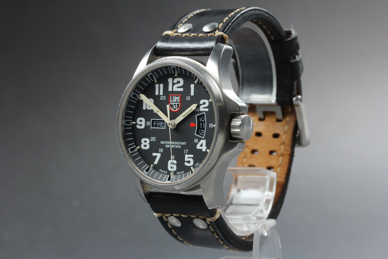 [ EXC+++++ ] LUMINOX Atacama Field 1820 Series 42mm Day/Date Quartz Men’s Watch