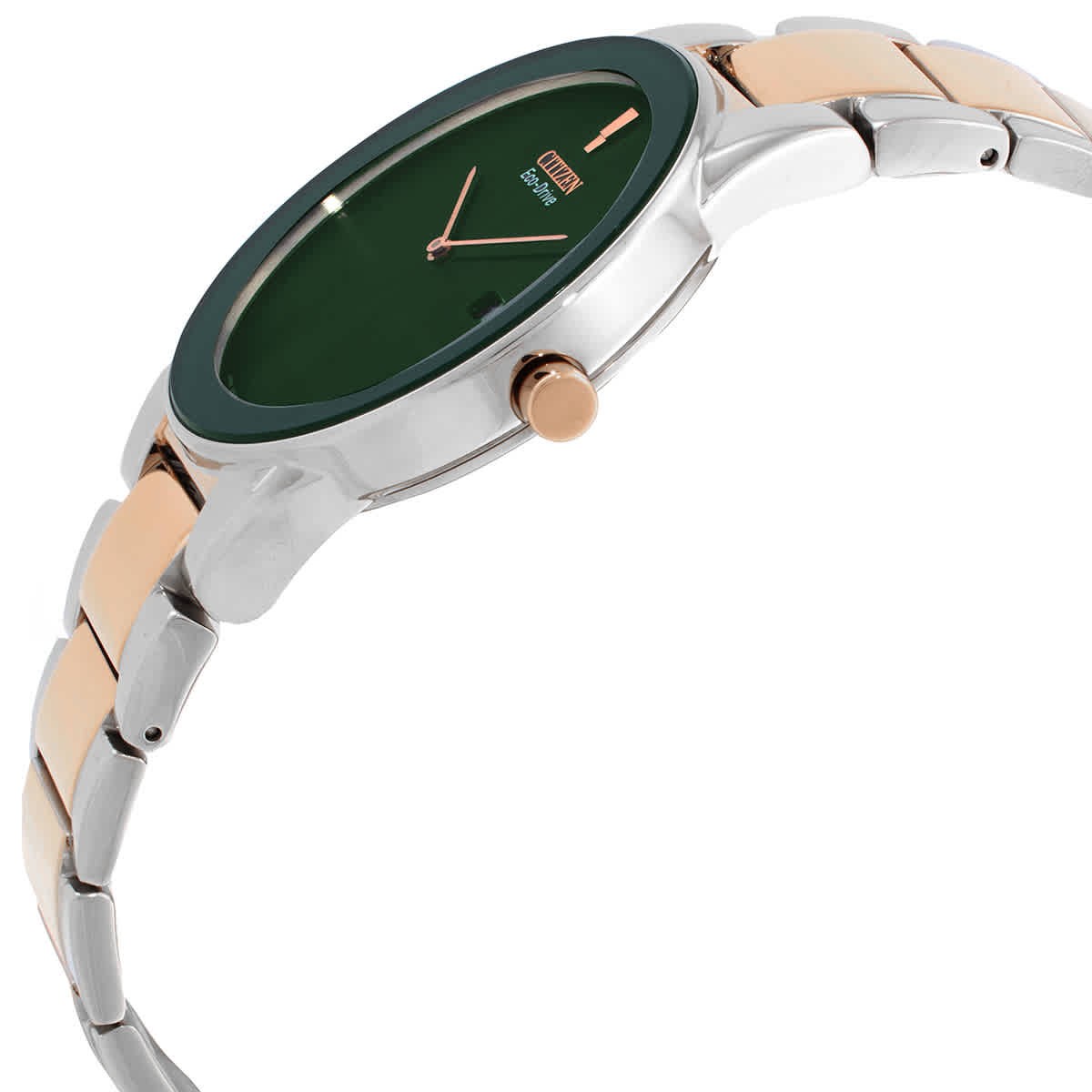 Citizen Eco-Drive Green Dial Two-Tone Men’s Watch AU1064-85X