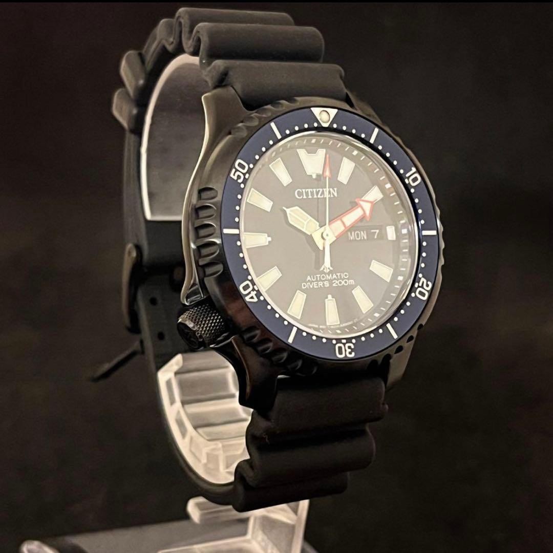 Citizen Promaster Ny0158 09l Diver Watch Blue 200m Rare Mens Wristwatch Auto