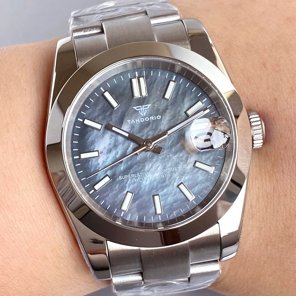 Tandorio 36/39mm Sapphire Glass 20ATM Date Automatic Japan NH35A Watch For Men