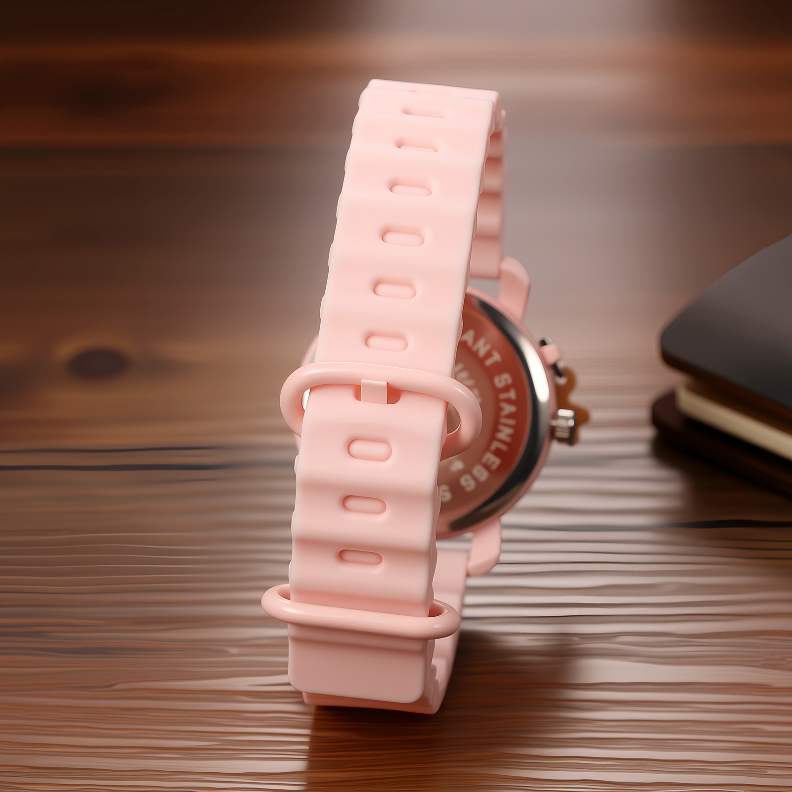 Students Silicone Strap Quartz Sport Wrist Watch Macaron Color Teen Holiday Gift