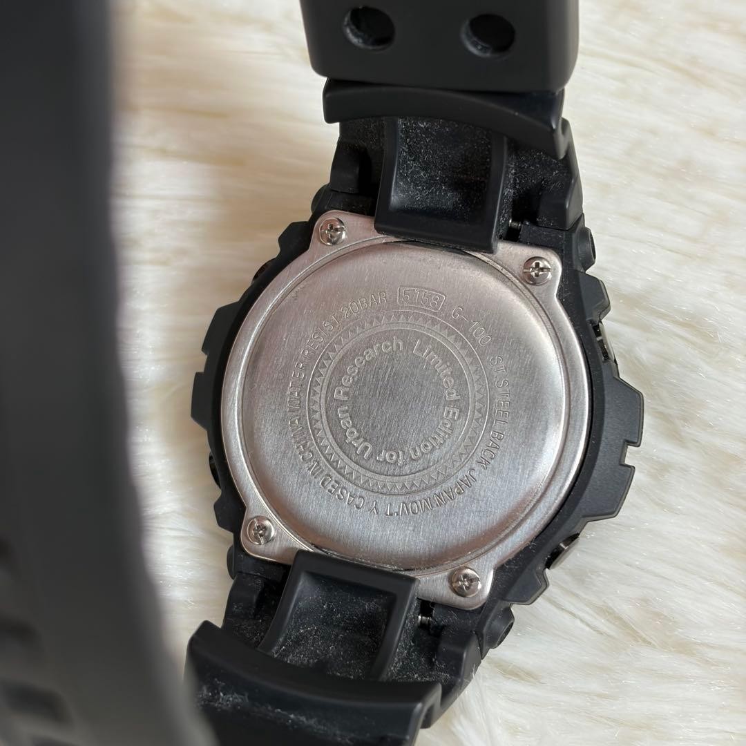 Casio G-Shock G-100 Urban Research Collaboration Watch Black Limited Edition