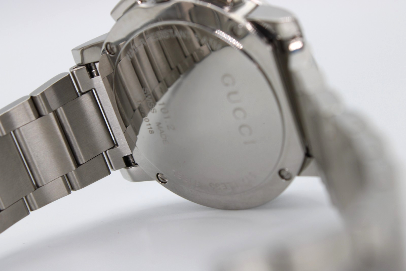GUCCI G-Chrono YA101201 Silver Dial Men Watch 44mm