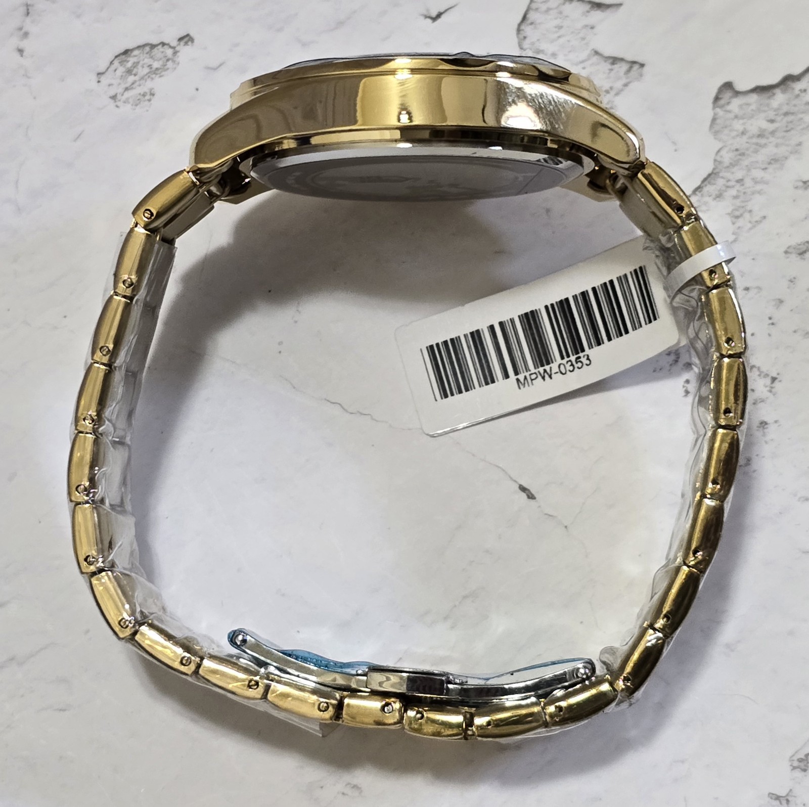 Montres Prestige X Invicta Men’s Watch 44.5mm Gold Blue MPW-0353 Brand New