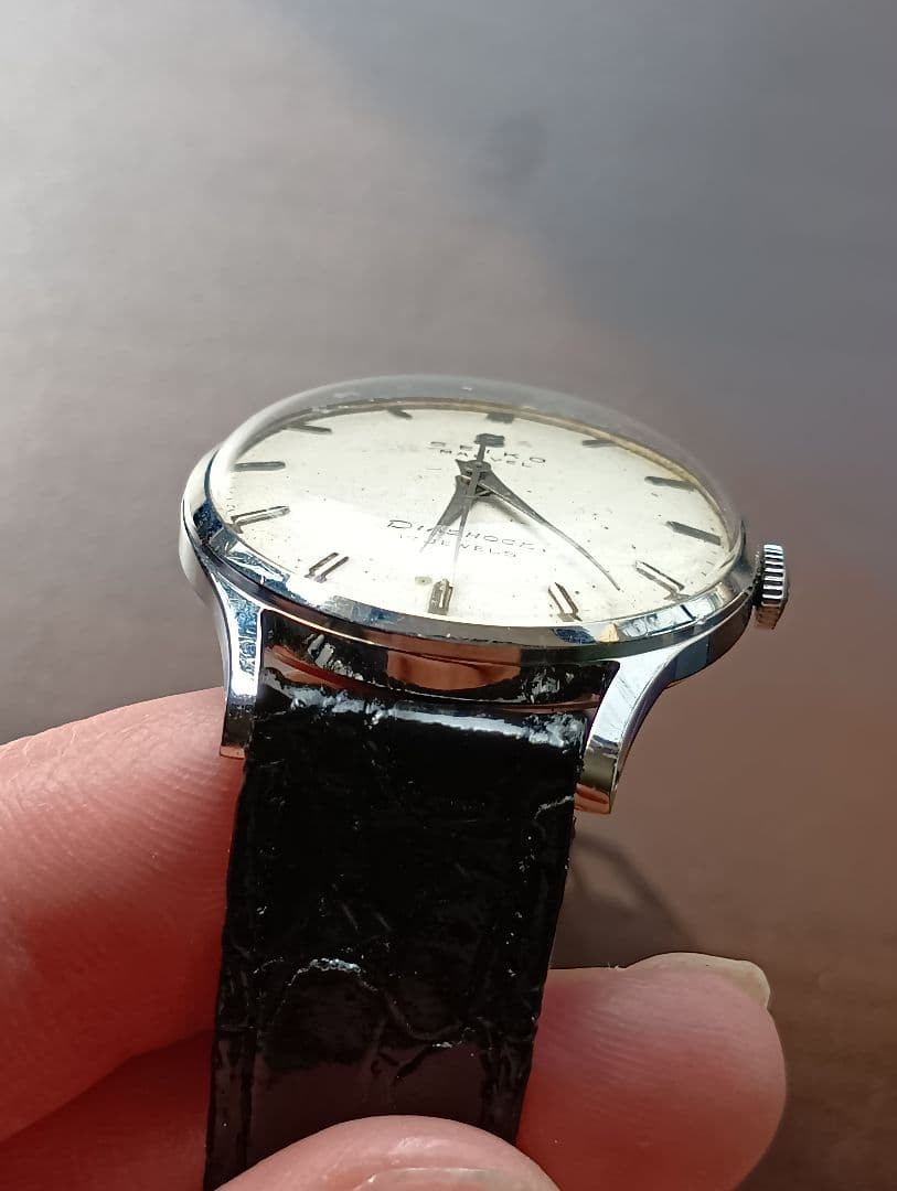 SEIKO MARVEL Hand wound Watch with Diashock 17 Jewels confirmed operational