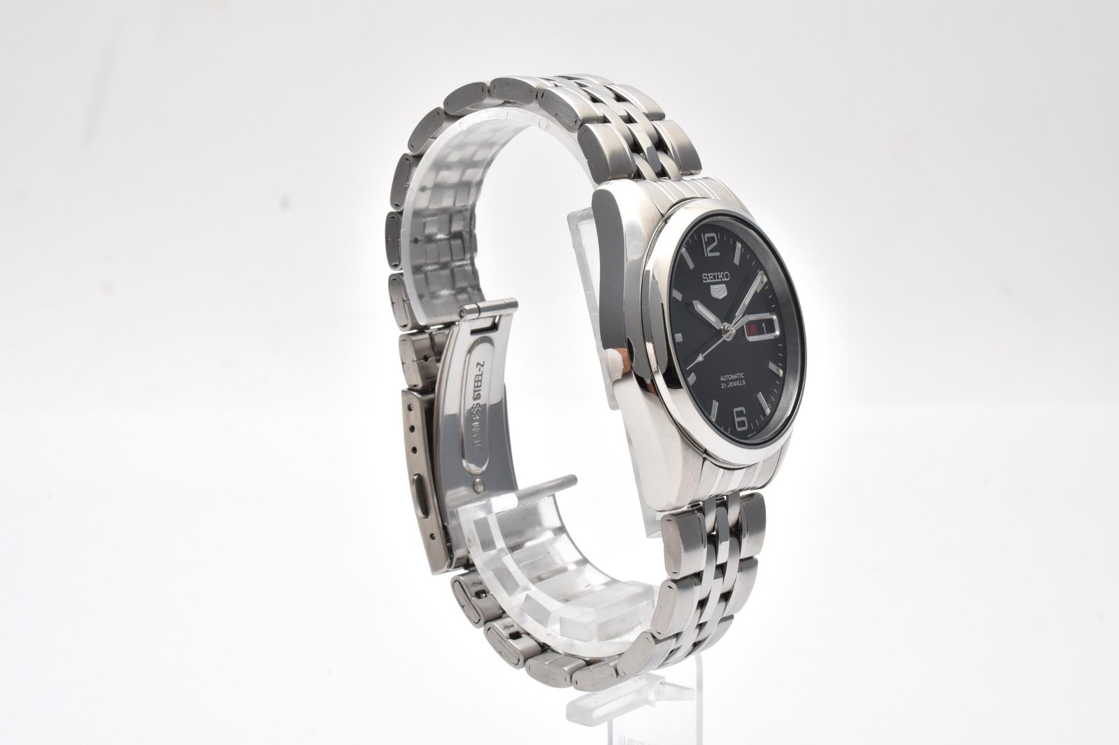 [NEAR MINT] SEIKO 5 7S26-01V0 Black Dial Automatic Men’s Watch From JAPAN