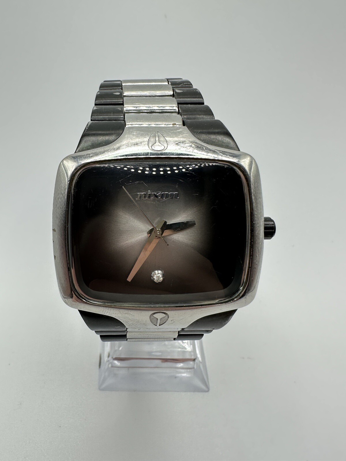 Nixon Yes It’s Real The Player Quartz Men’s Watch Black Silver