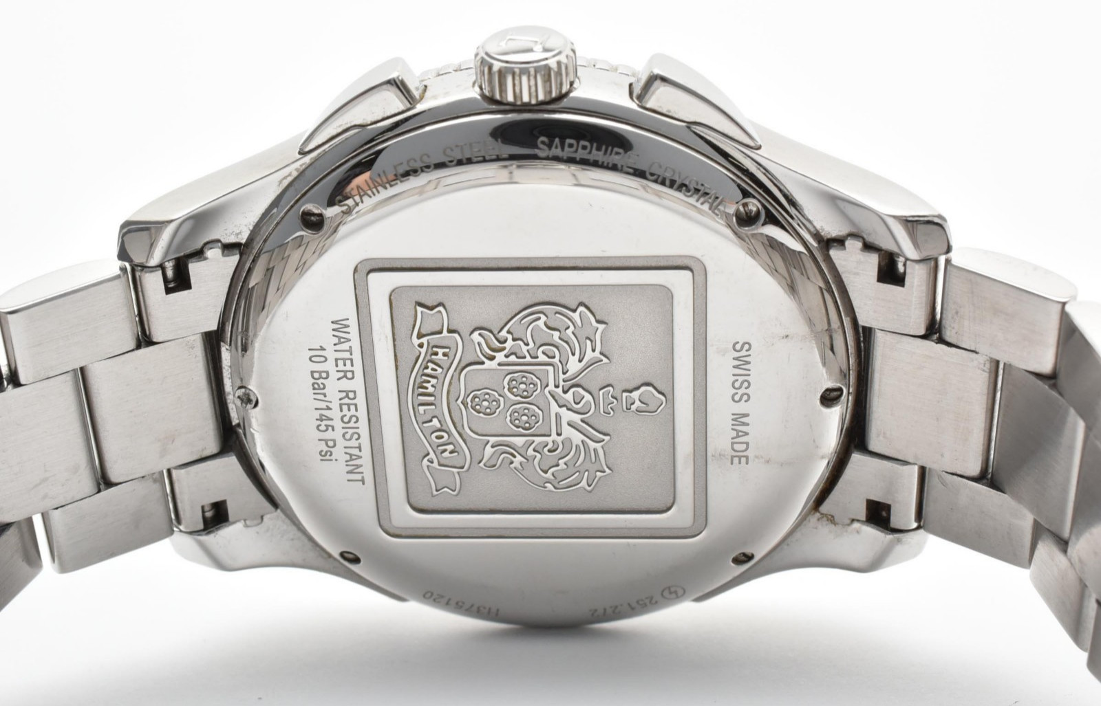 Hamilton Jazzmaster Seaview H375120 Chronograph Qz Men’s Watch [NEAR MINT]