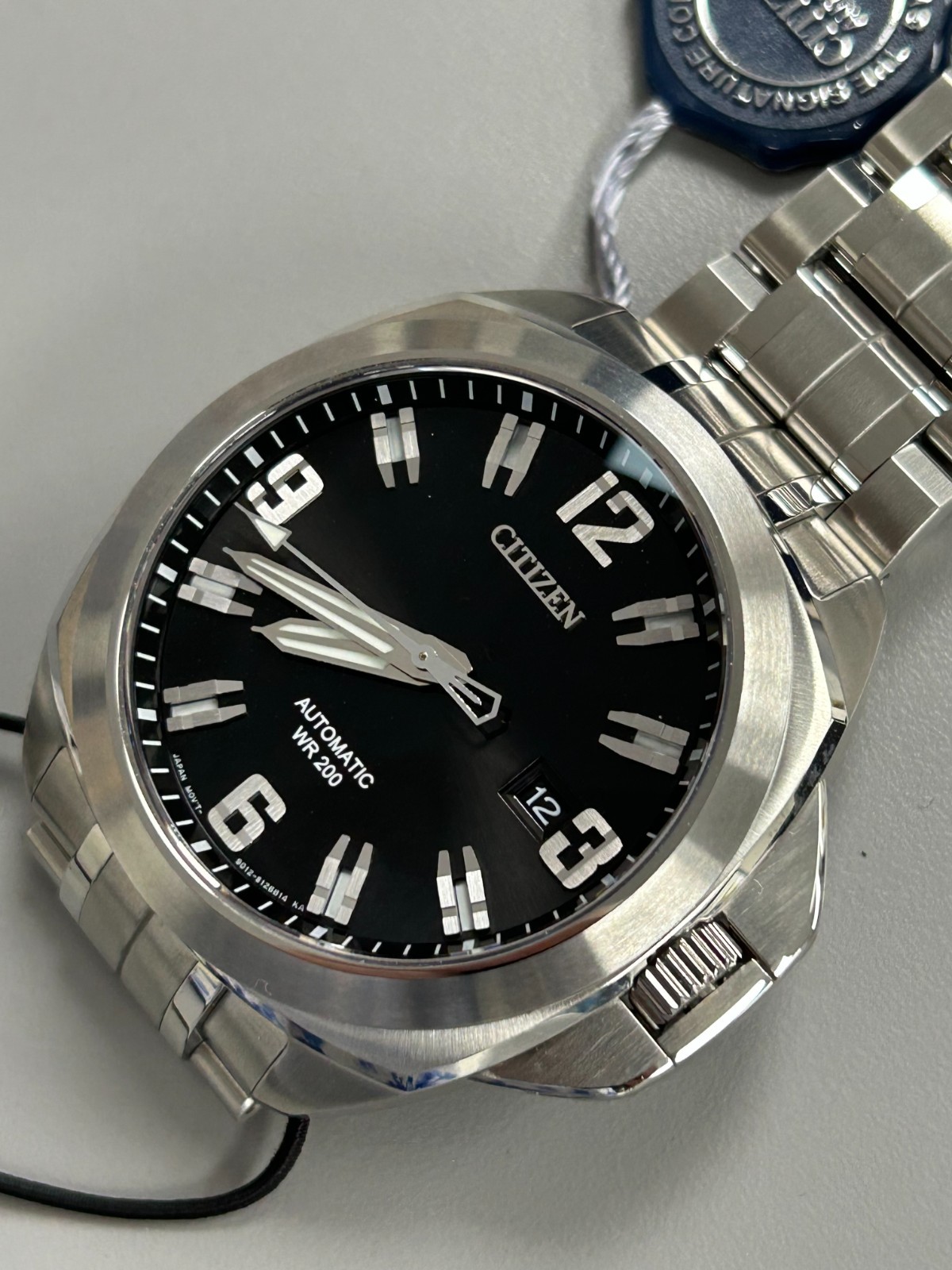 NEW Citizen Signature Grand Touring Automatic Black Dial Men’s Watch NB0070-57E