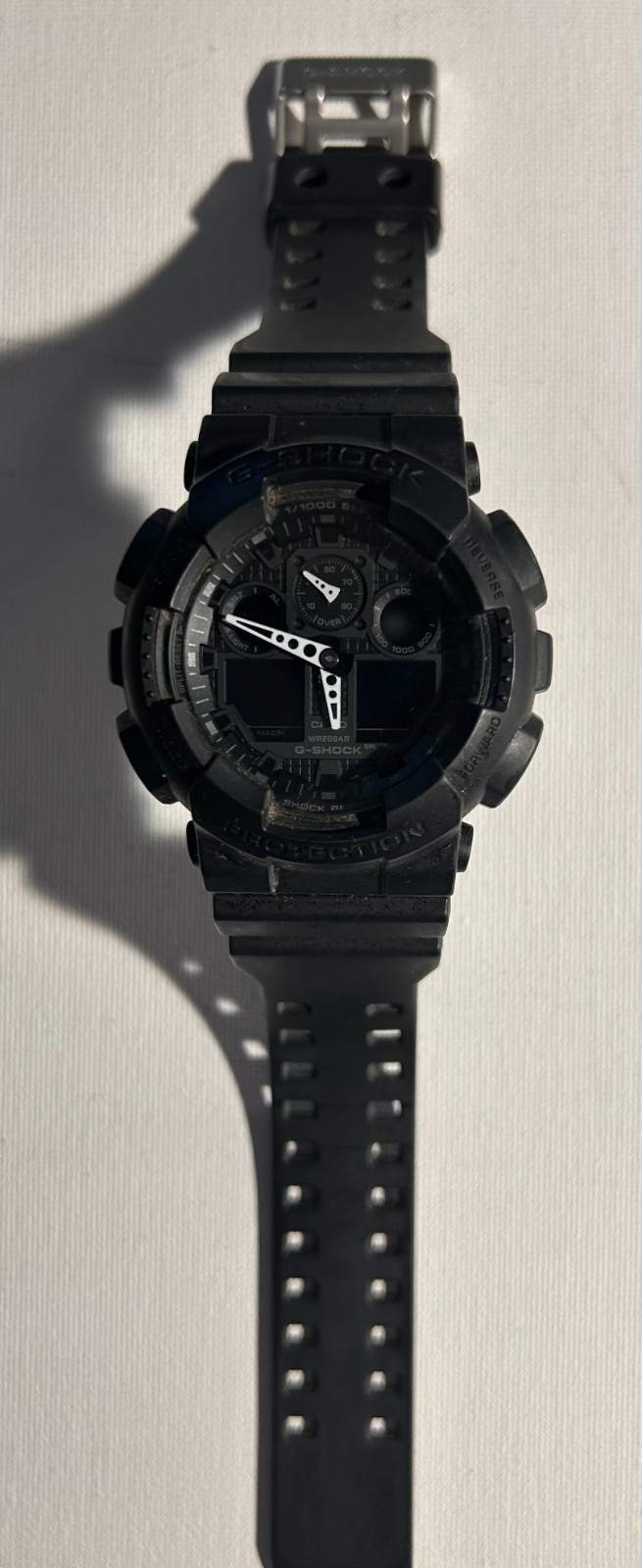 Casio G-Shock GA100 Mens Black Analogue Digital Shock Resist Resin Watch nb