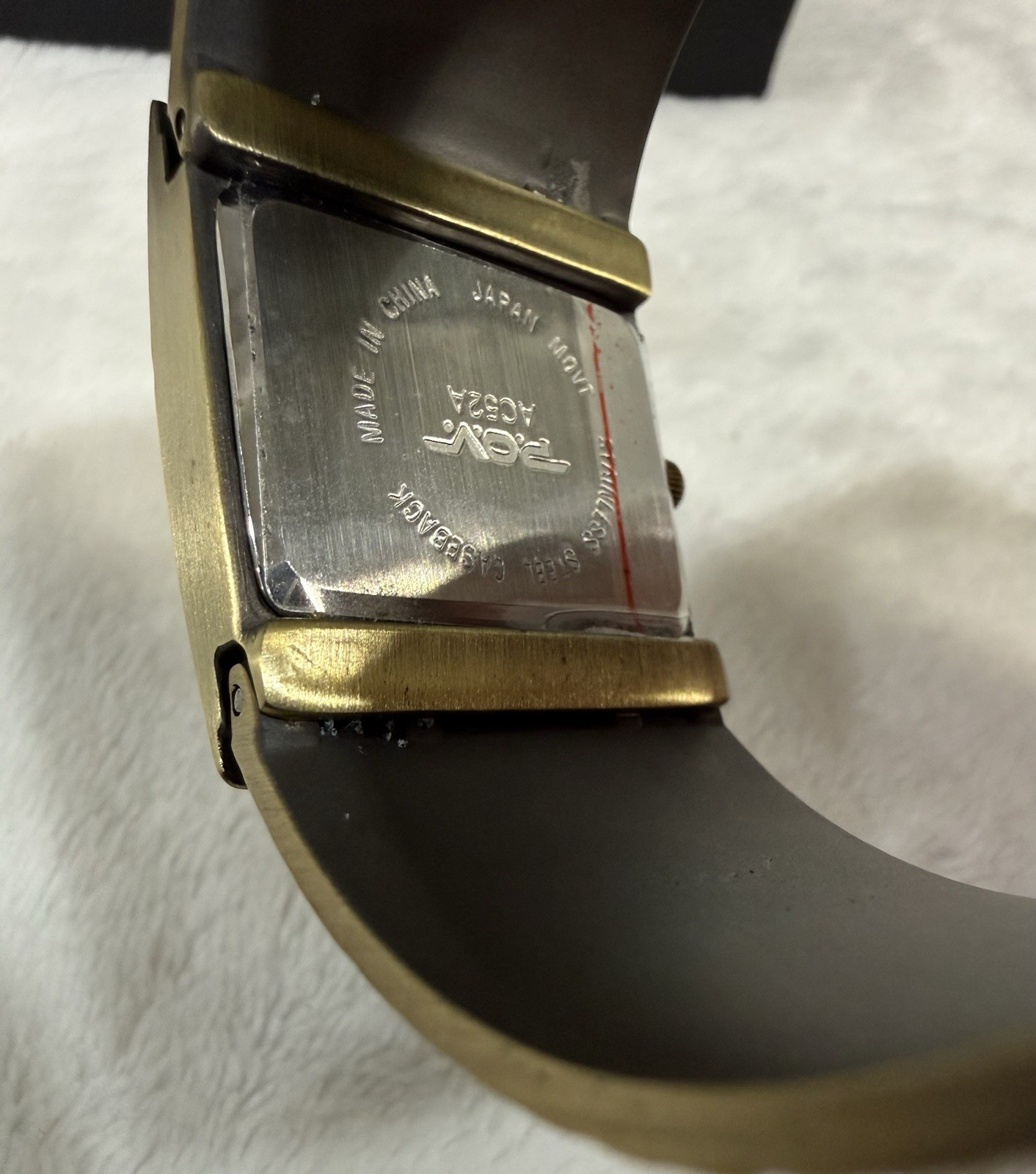Heidi Daus Multi Color Swarovski Cuff Wristwatch Needs Battery W/PLASTIC! NIB