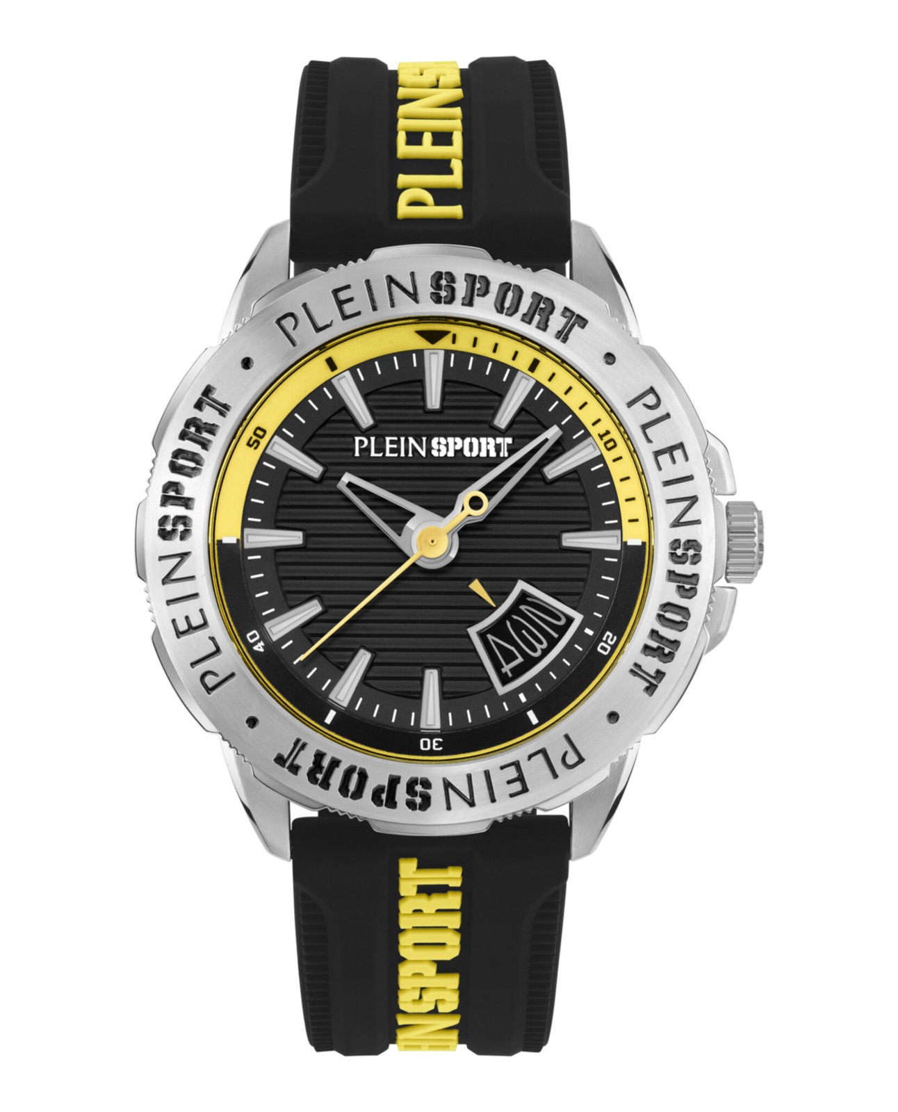 Plein Sport Mens Stainless Steel 44mm Bracelet Fashion Watch