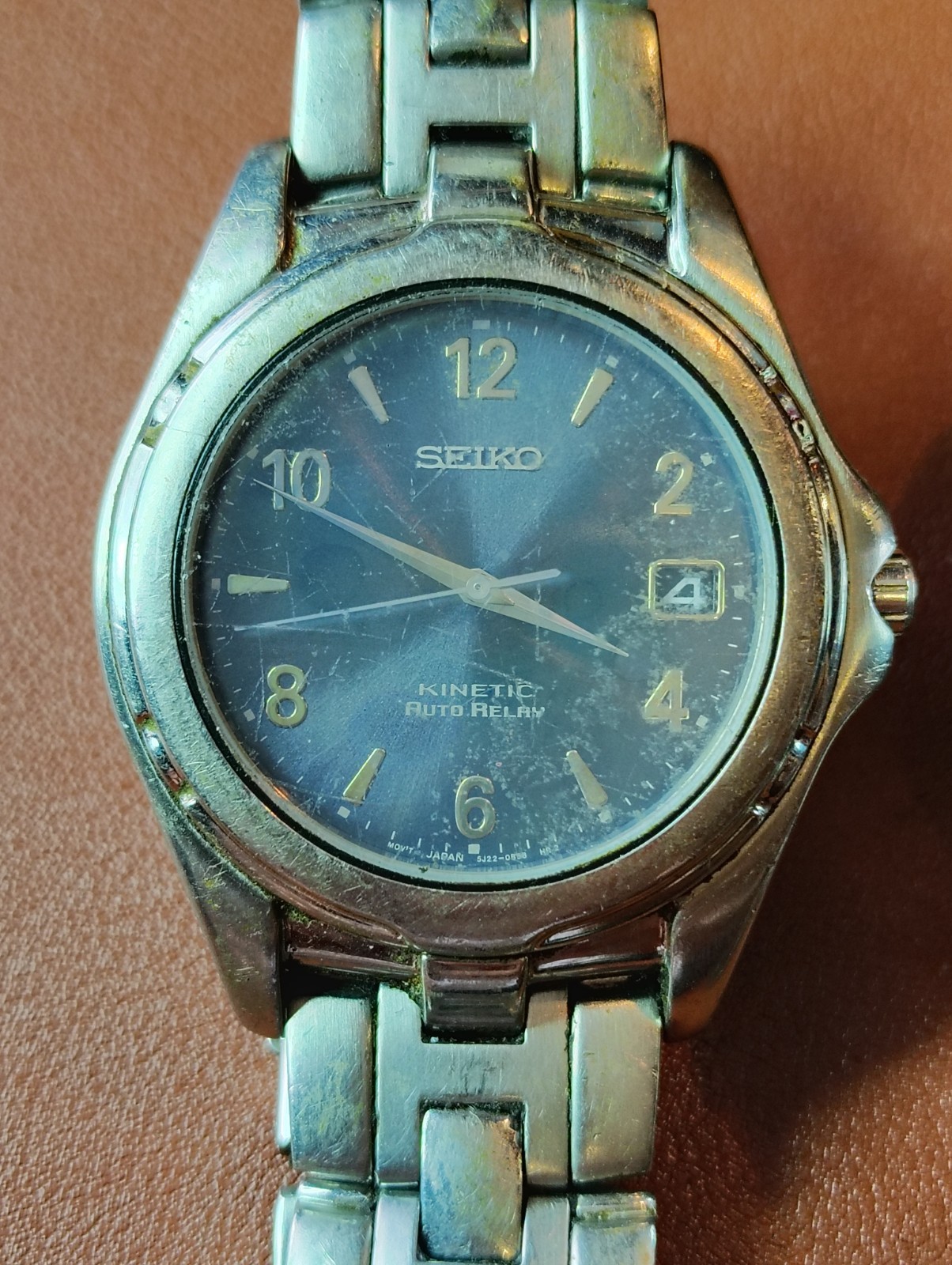 Mens Watches Elgin Skeleton , Seiko Kinetic