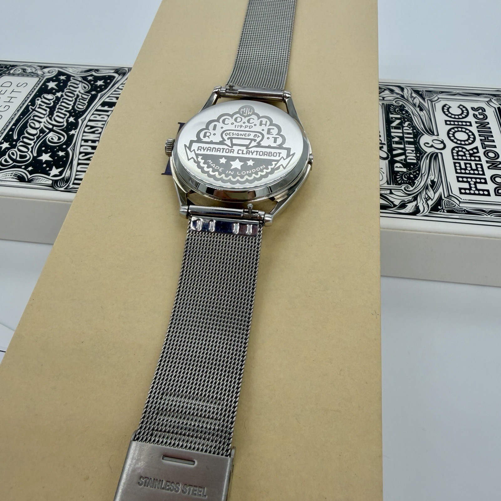 Mr. Jones Watches Ricochet Watch Stainless Steel Mechanical