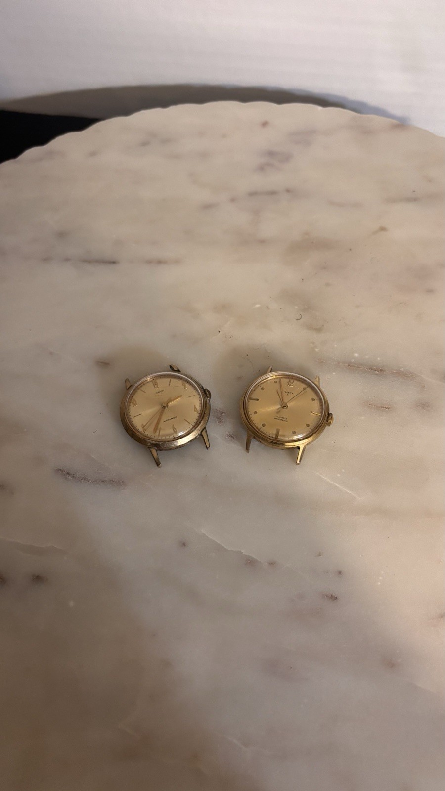 Vintage Timex Watch Heads Untested – Lot Of 2