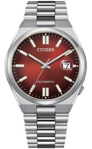 Citizen “TSUYOSA” Burgundy Dial Automatic Stainless Steel Men’s Watch NJ0150-56W
