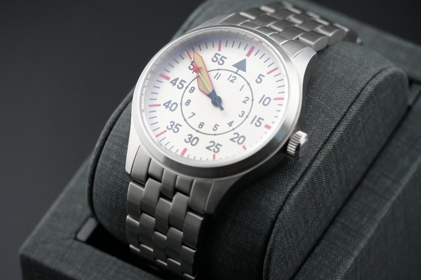 Islander 39mm Automatic Pilot Watch (ISL-231) – Vintage Gold Livery, NH35