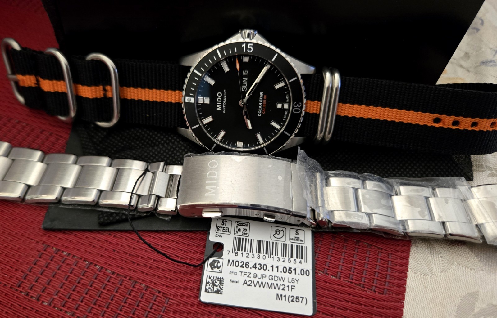 Mido Ocean Star Captain Swiss Automatic Men’s Watch 43mm M026.430.11.051.00