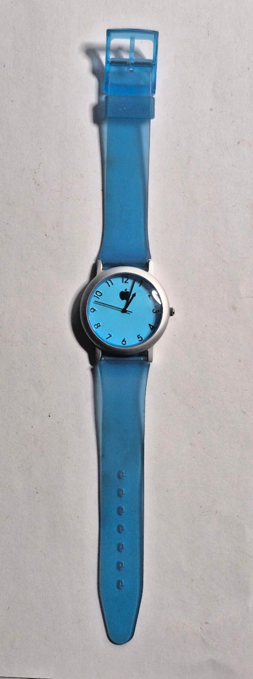 Apple 1999 «Blueberry» iMac Quartz Promotional Analog Watch VINTAGE
