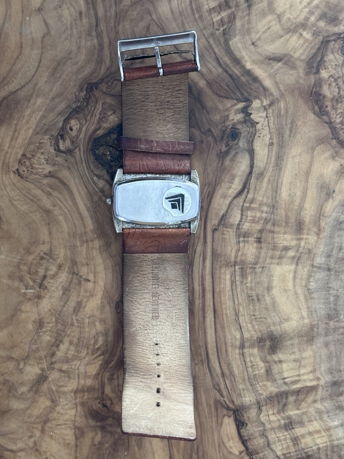 Silpada Retired LADIES BROWN LEATHER STRAP WATCH New Battery