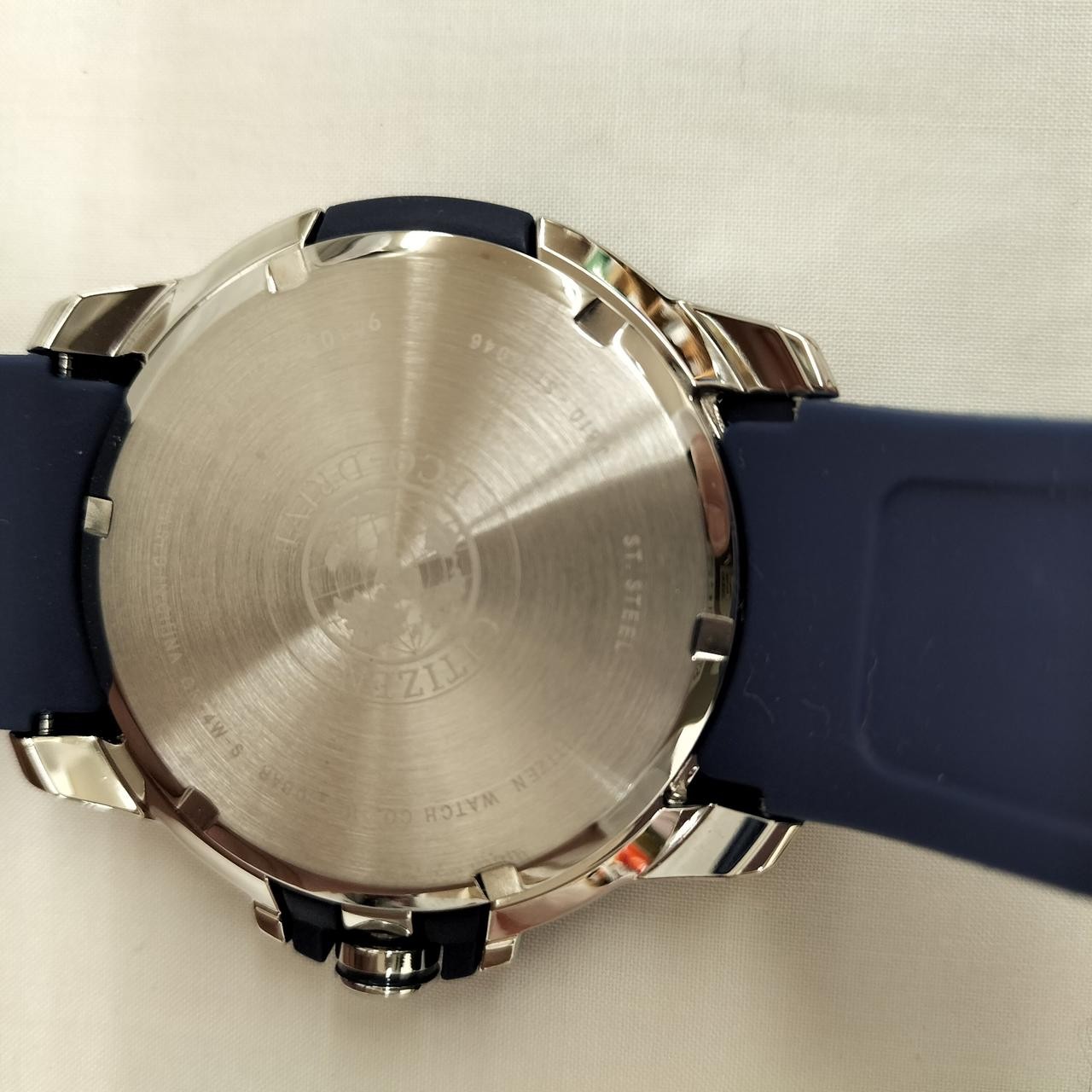 Citizen AW1158-05L Eco-Drive Navy Dial Watch 100m