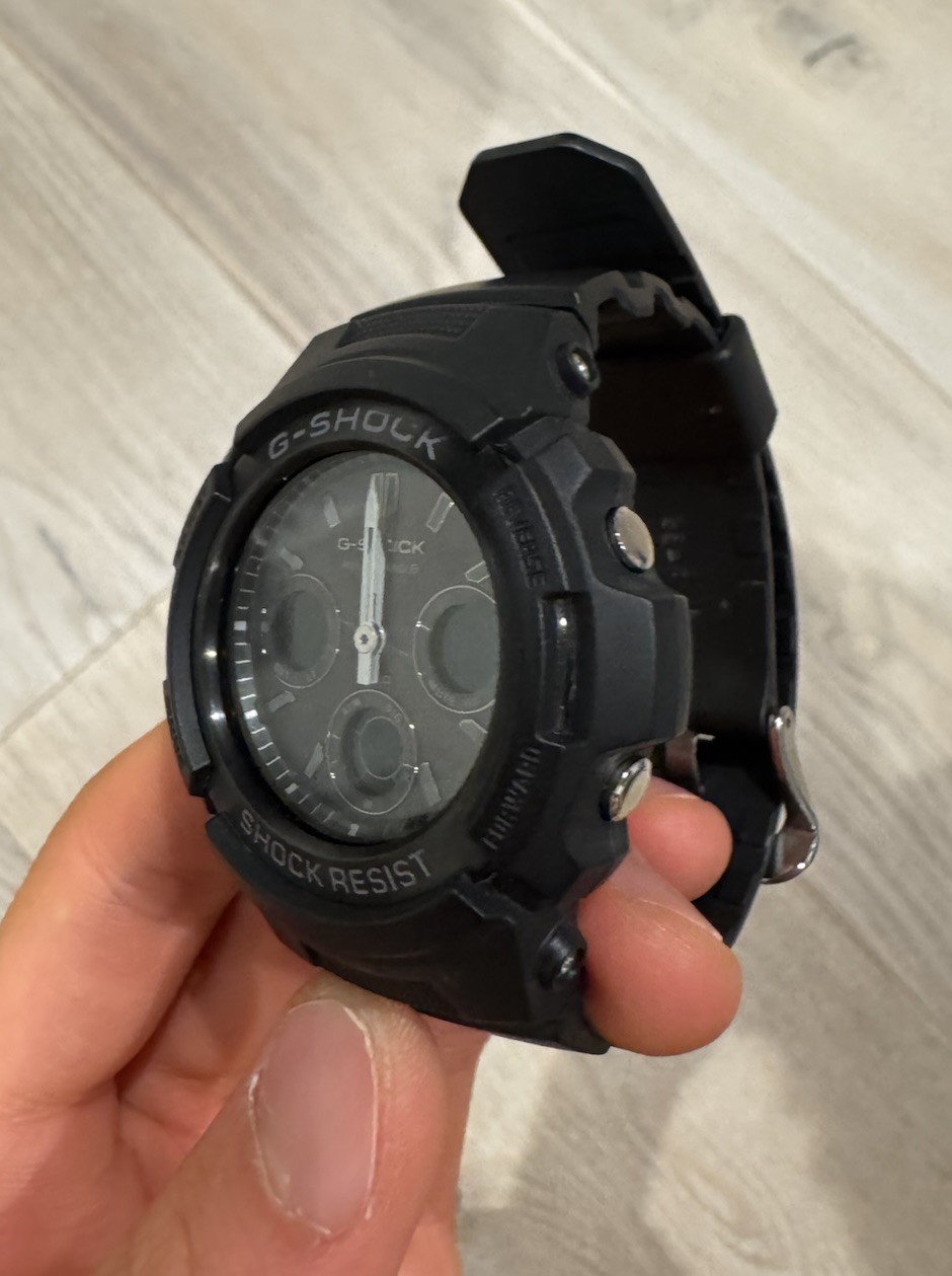 Casio G-Shock AWG-M100 Multiband 6 Tough Solar Water Resistant 20 BAR Black 5230
