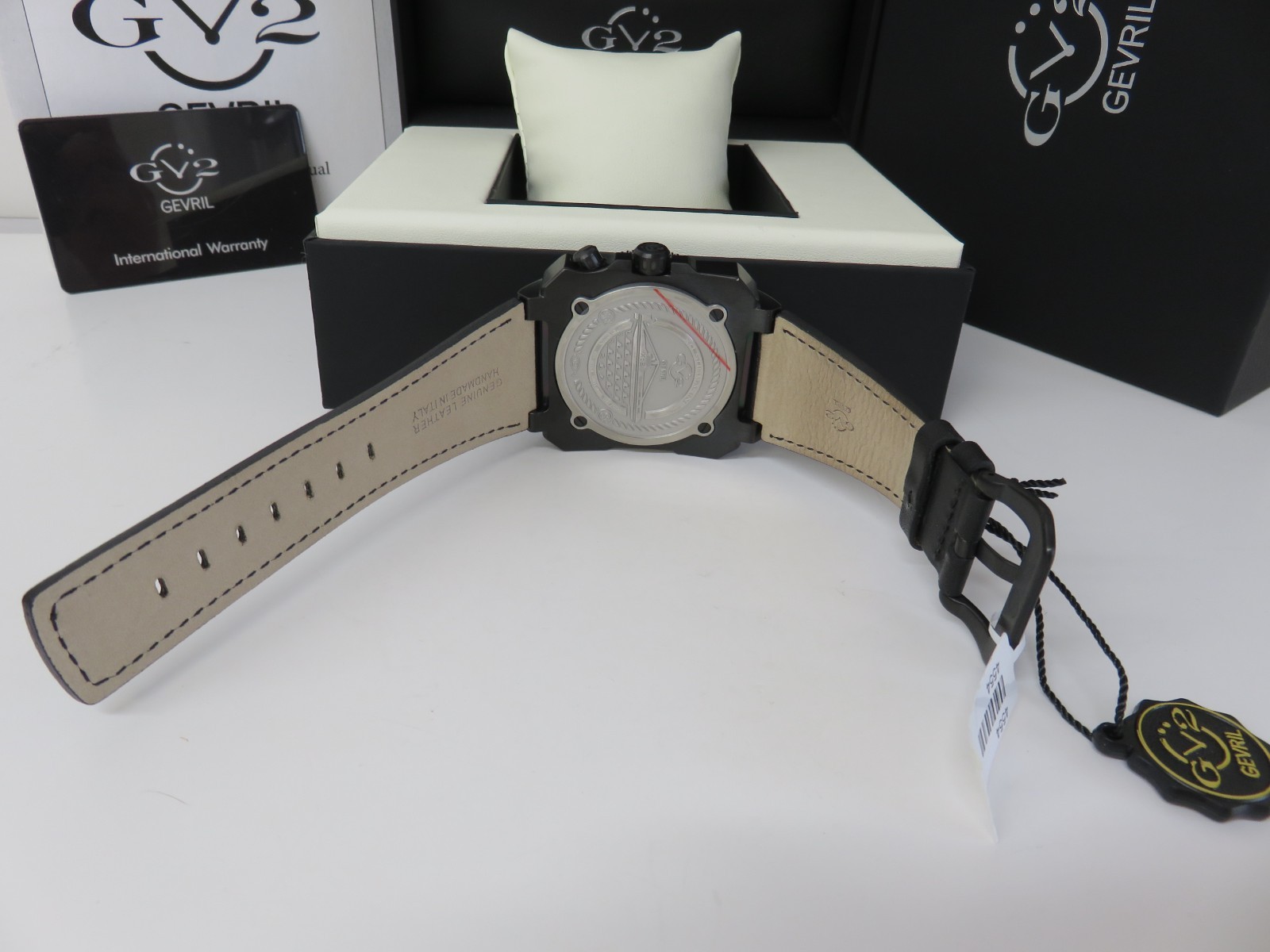 GV2 by Gevril Men’s 4554 XO Submarine Swiss Automatic Date Stainless Steel Watch
