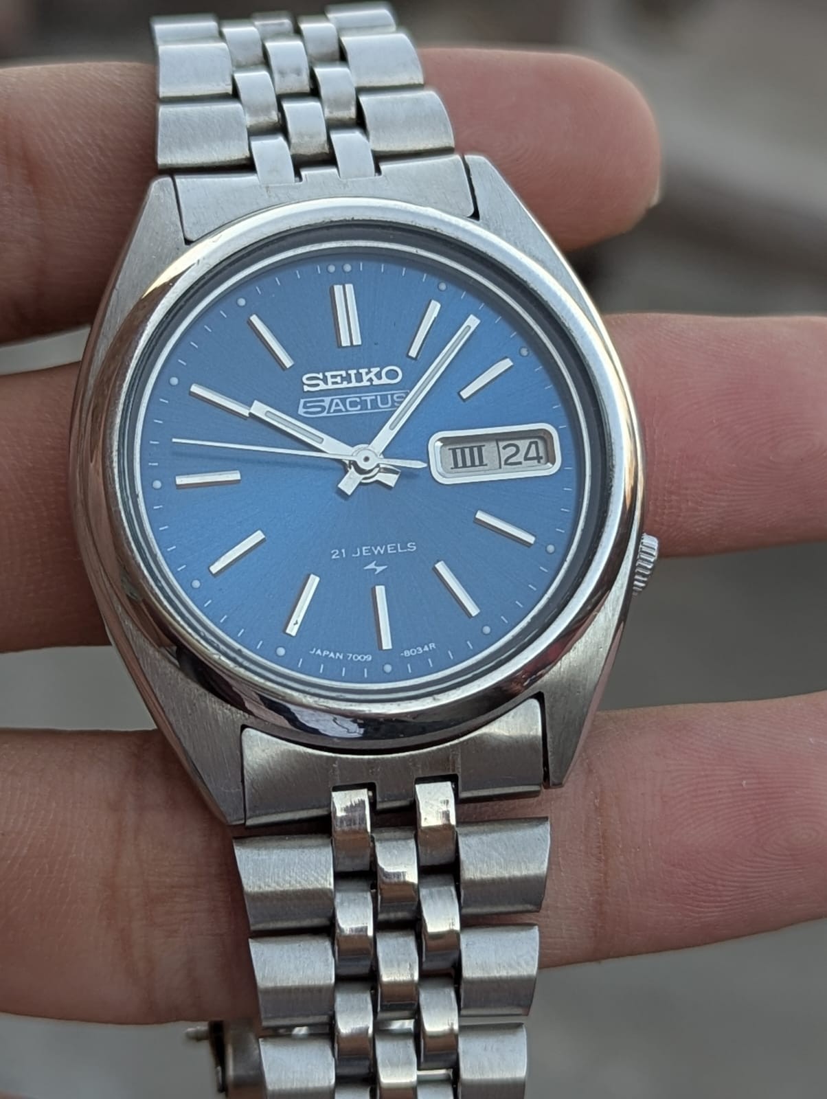 Seiko 5 Men’s Automatic Watches 7009 | Blue Dial | Japan Made