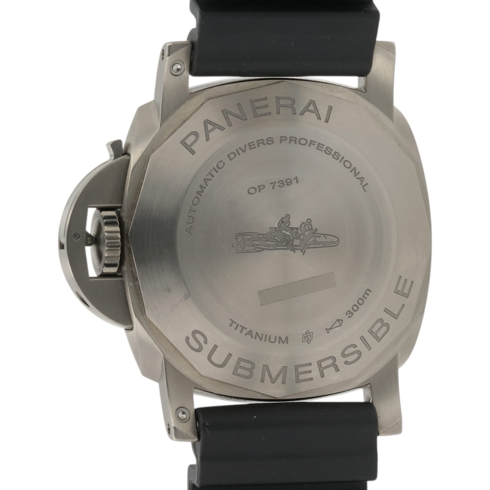 Panerai Submersible Black Dial Titanium 47mm Automatic Men’s Watch PAM01305