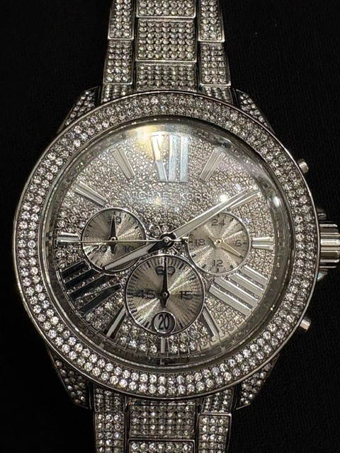 Michael Kors Women’s Wren Chronograph Crystal Pave Watch MK6317