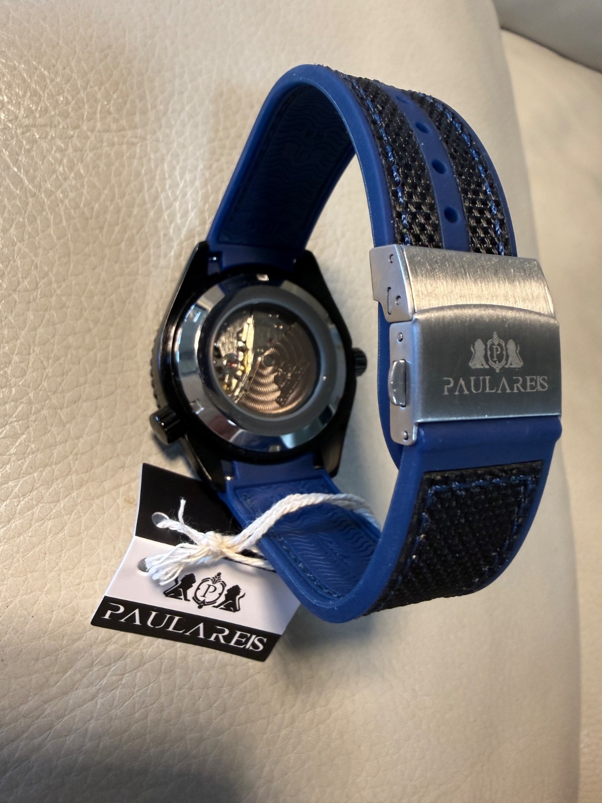 PAULAREIS Casual Waterproof Men’s Watch Luminous Automatic Mechanical Great Gift