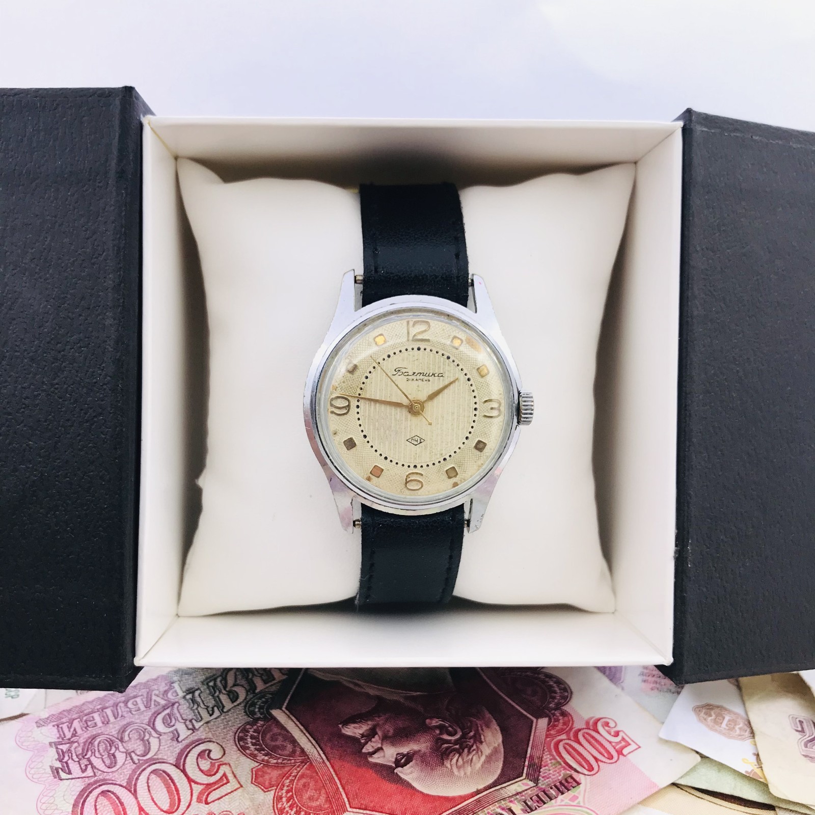 Vintage Raketa Baltika 1960s USSR Mechanical Watch Caliber 2609 21 Jewels Rare