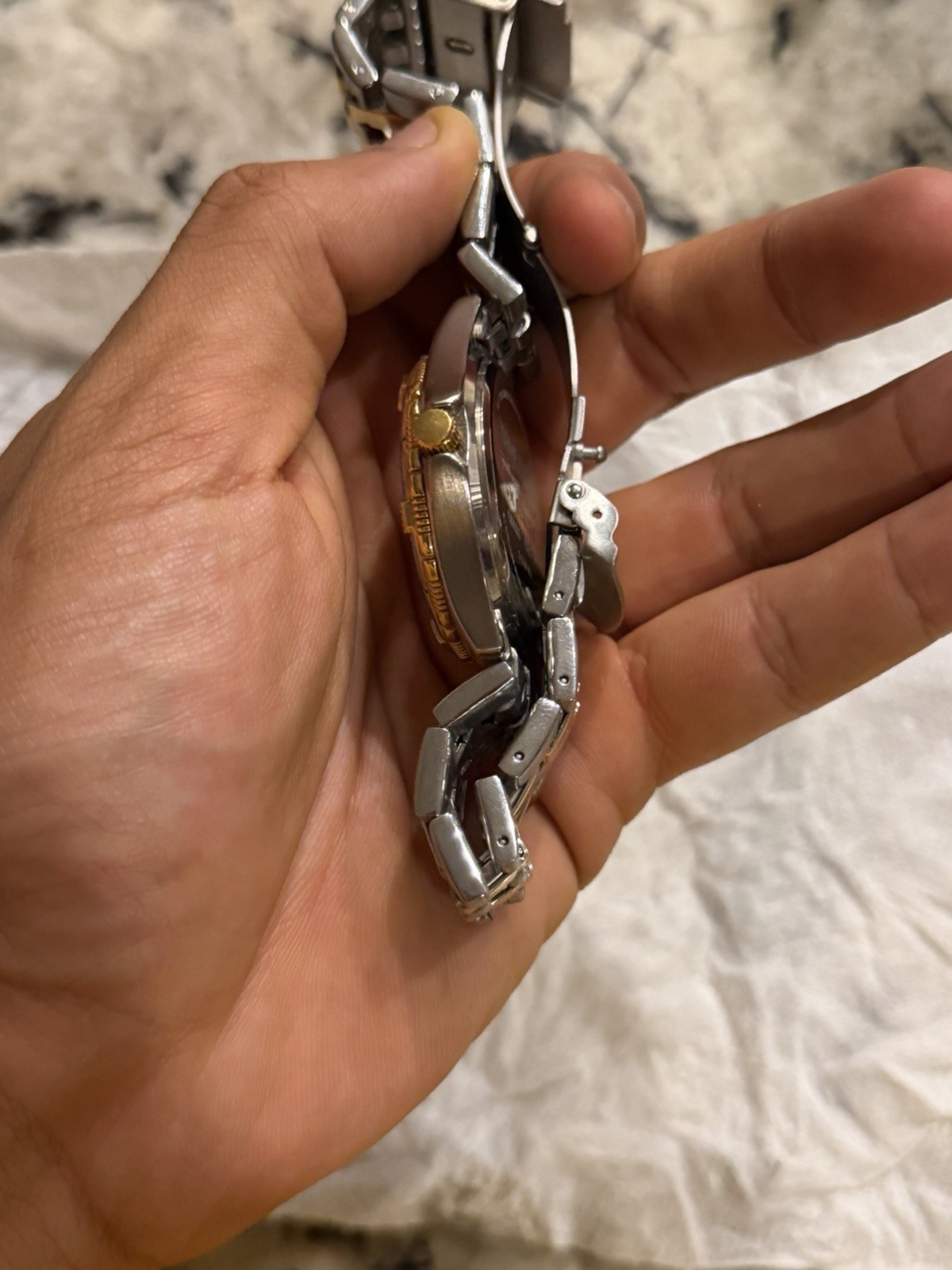 Game Time Philadelphia Eagles Quartz Analog Two-Tone Stainless Bracelet 50m