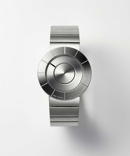 ISSEY MIYAKE TO Tio Yoshioka Tokujin design NY0N001 Silver Wristwatch