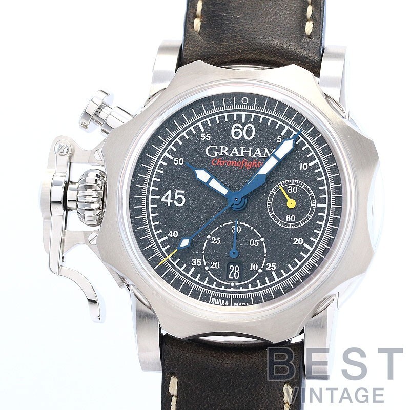 GRAHAM CHRONOFIGHTER VINTAGE BOLT LIMITED 2CVGS.B42A.L138F Automatic 44mm watch