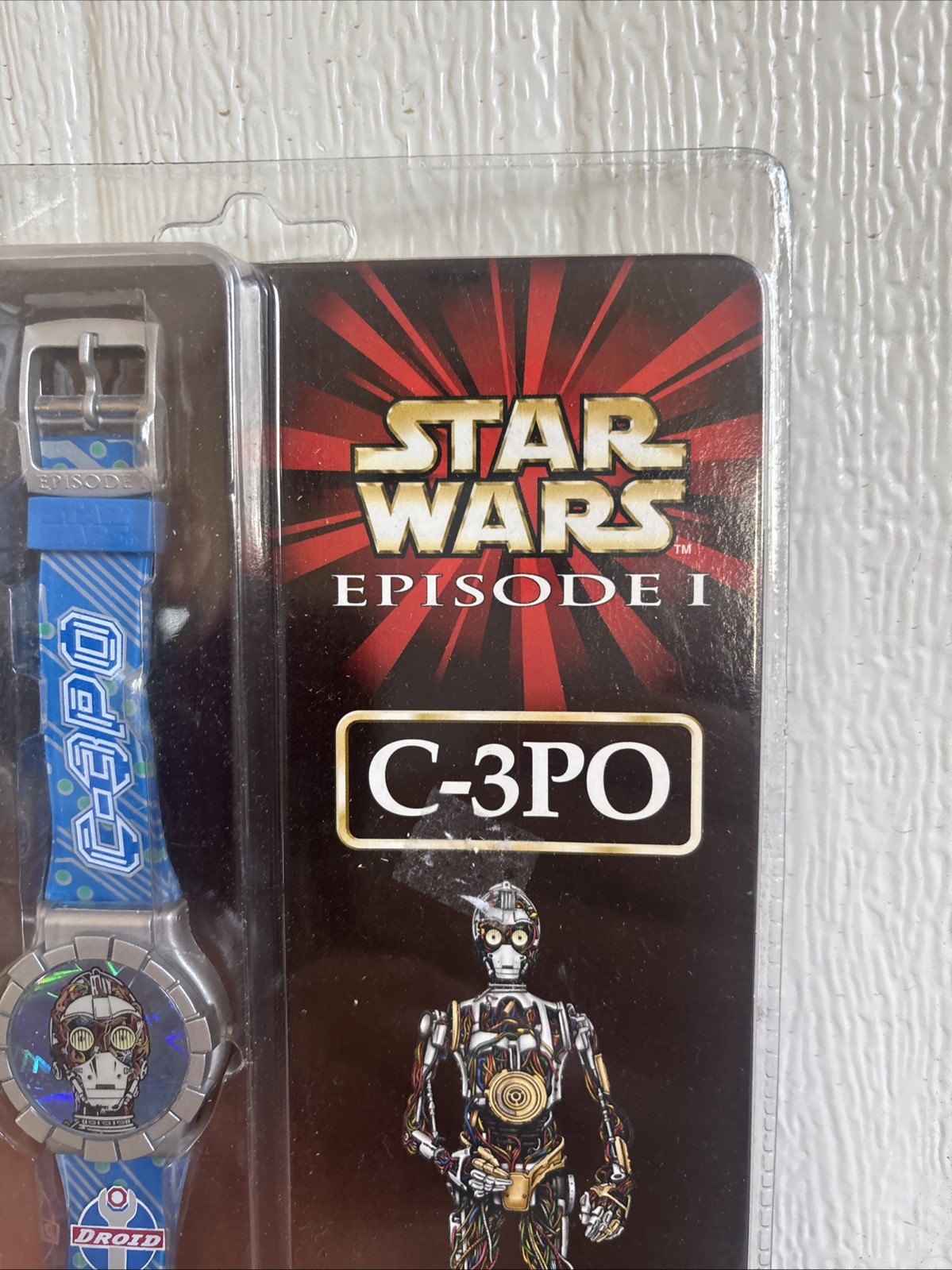 Star Wars Episode 1 C-3PO Five Function LCD Flip-Top Watch NEW & SEALED