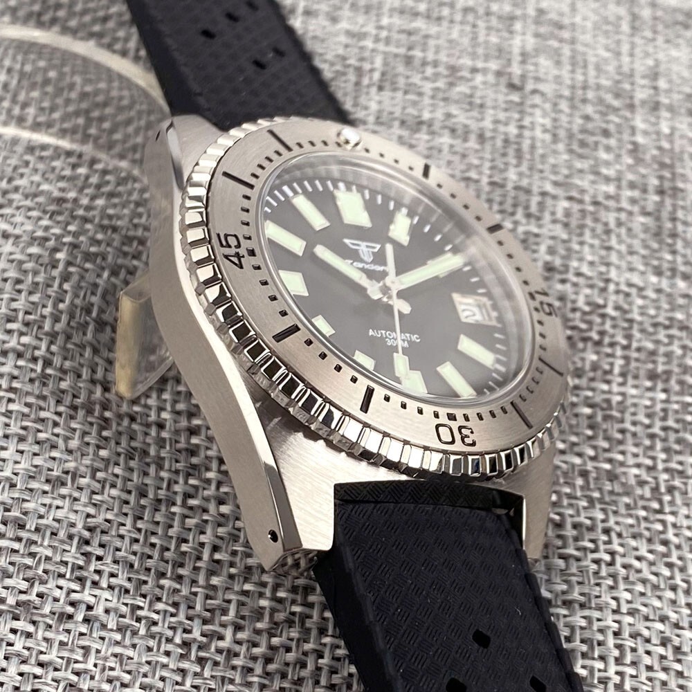 30ATM Tandorio New 40mm Sapphire Glass Date Men NH35/PT5000 Automatic Watch Lume