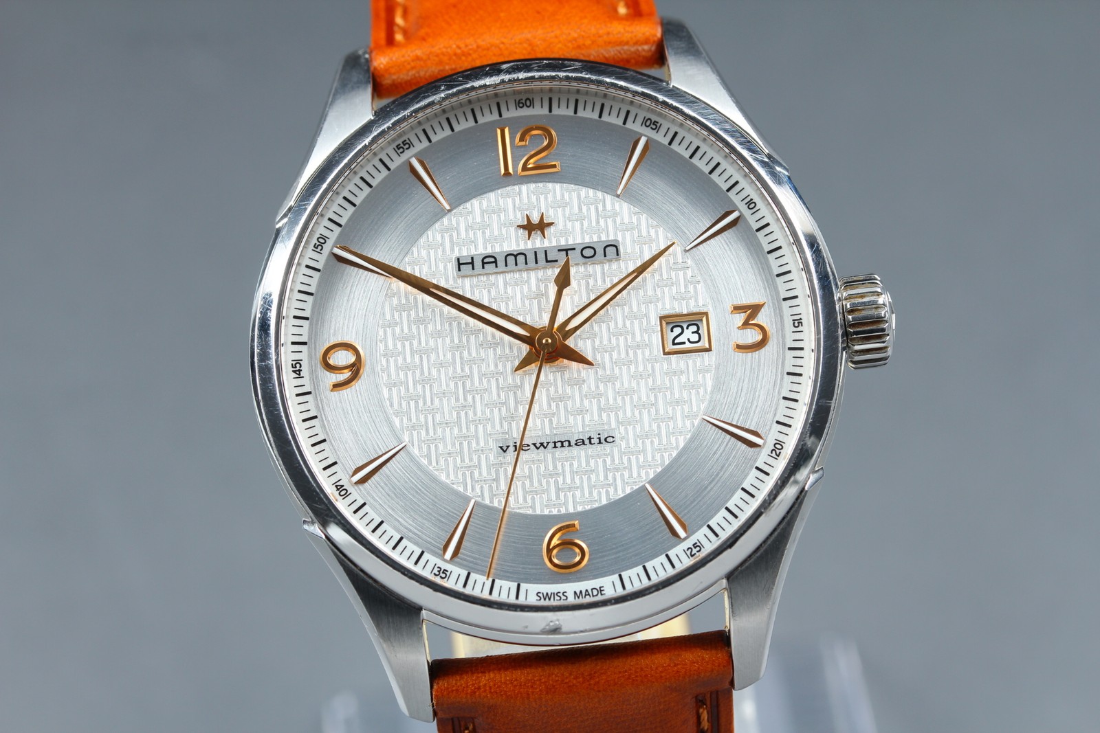 [Near MINT] Hamilton Jazzmaster Viewmatic H327550 Automatic Men’s Watch