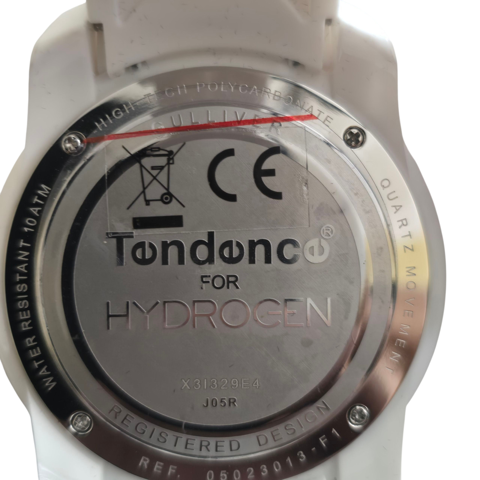 Tendence for Hydrogen Gulliver 3 Indian Skull Watch Quartz 10 ATM White 62627310