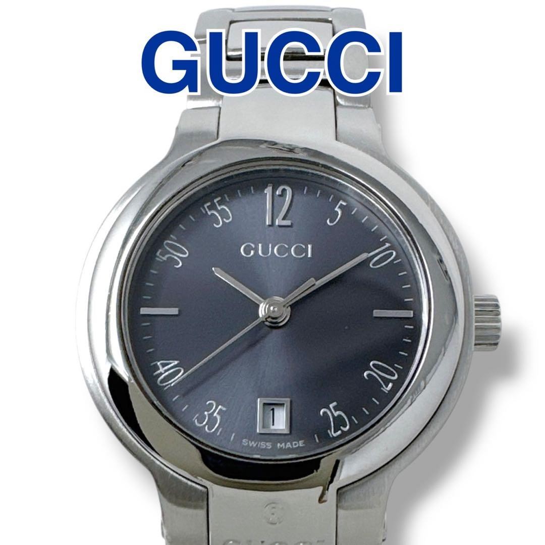 Gucci 8900L Blue Quartz Ladies Wristwatch Japan Nearly New 071164