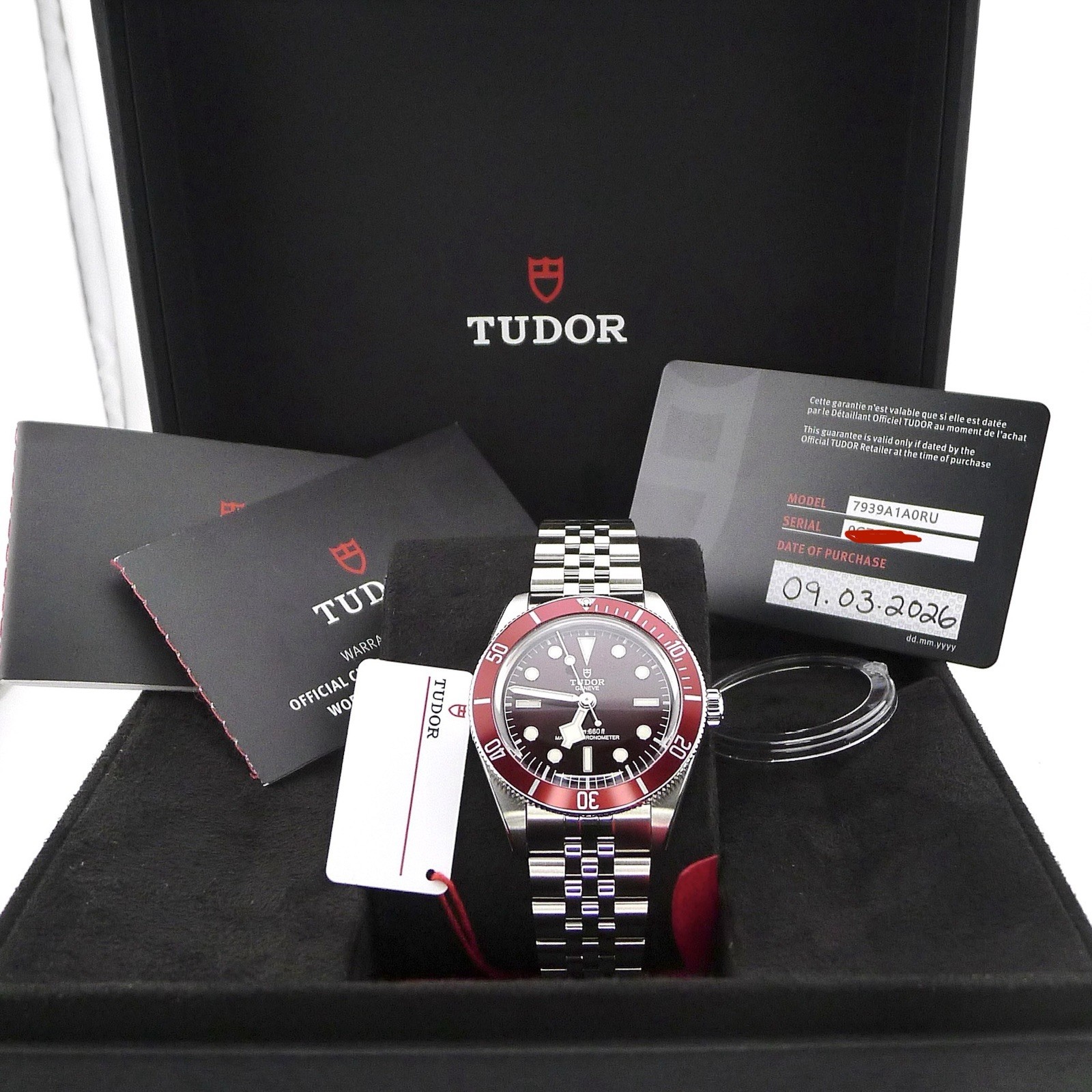 New Unworn 2026 Tudor Black Bay 58 Bordeaux red Dial And Bezel