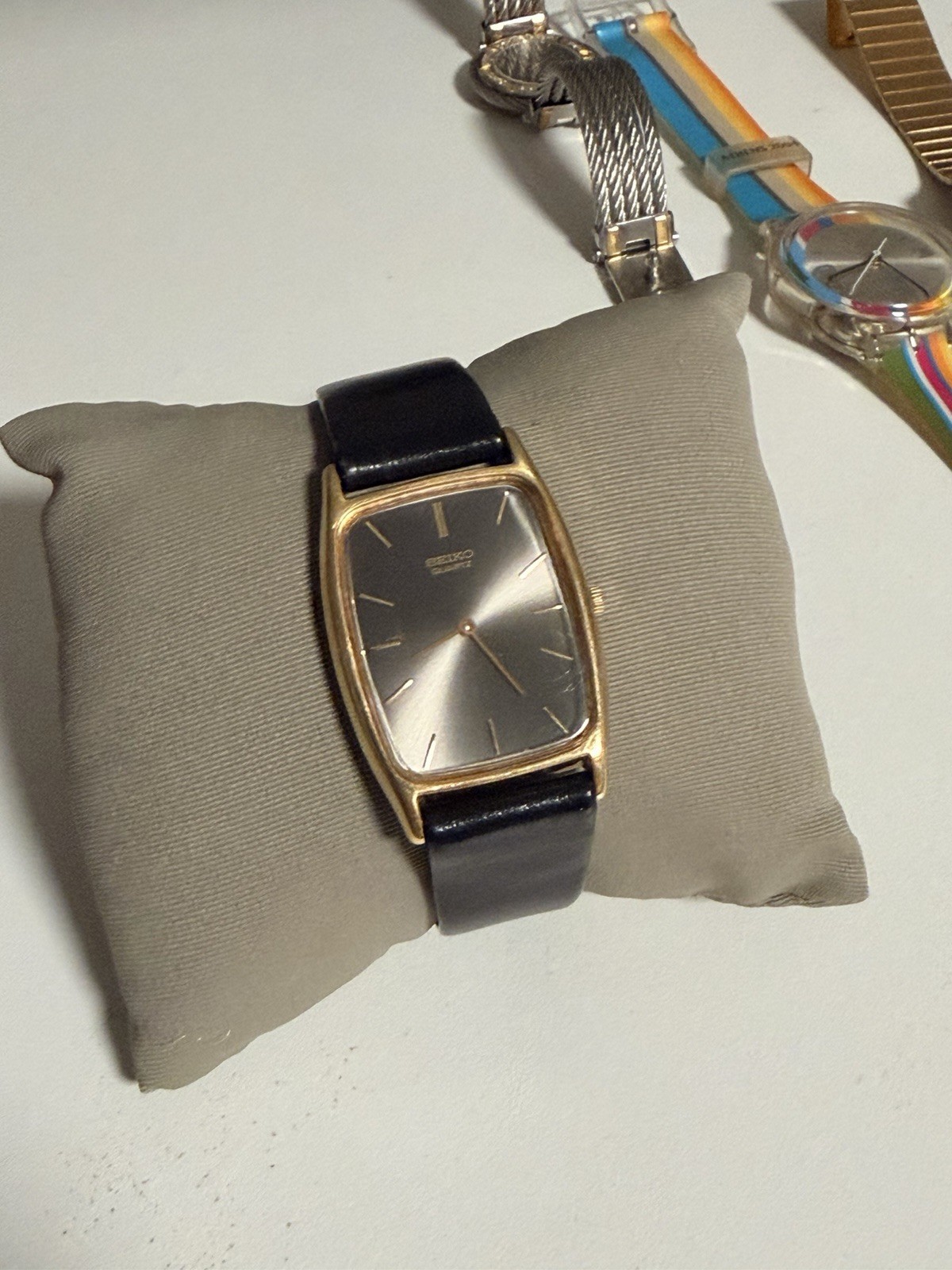 Seiko Diamatic Vintage 1970s Manual 26mm Gold Plated Gray Dial Watch