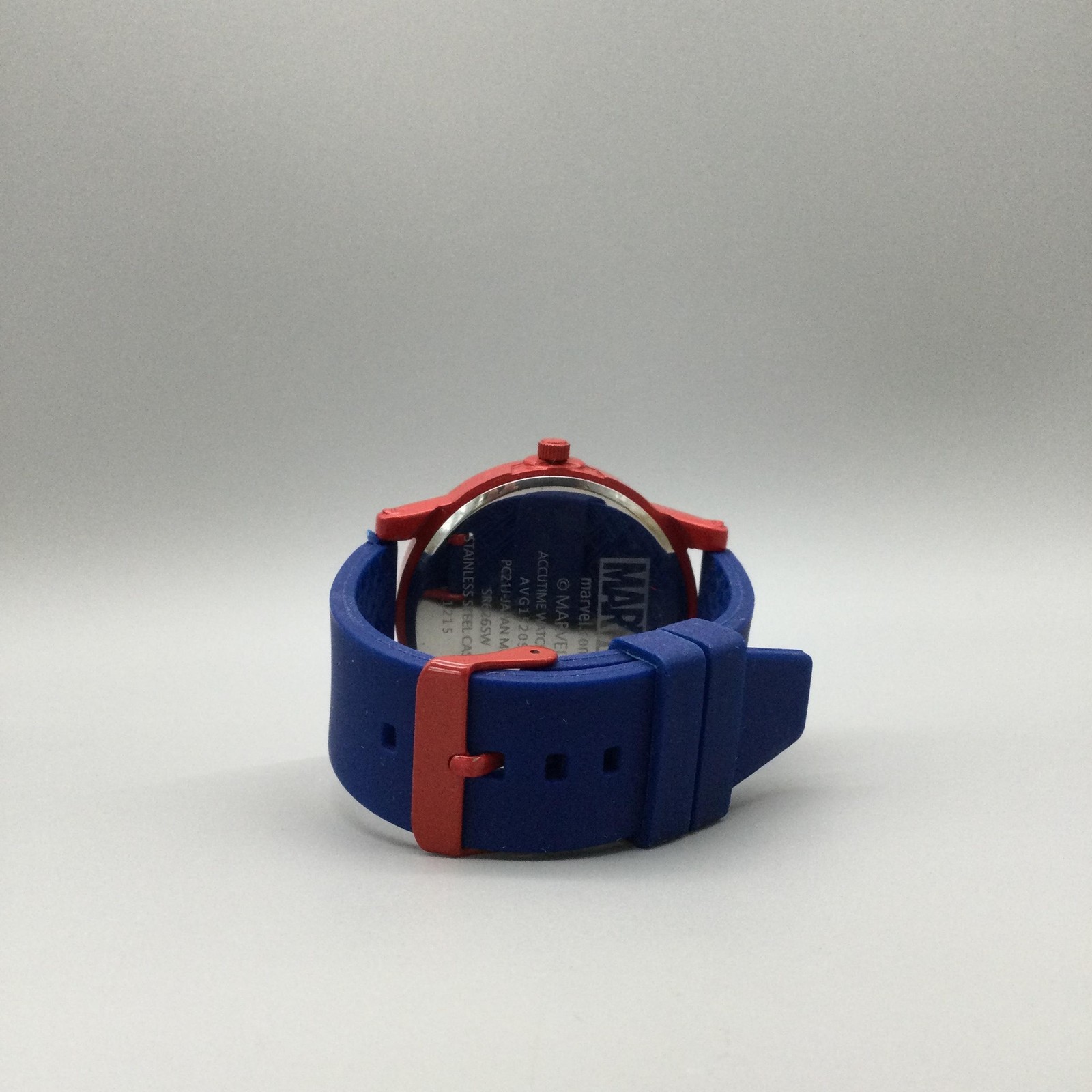 Marvel Avengers Captain America Mens Watch 49mm Red Blue Shield New Battery