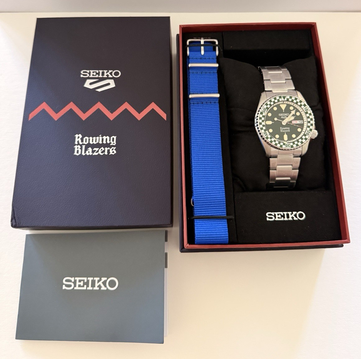 Rowing Blazers x Seiko 5 Sports Green Dial 38mm SRPM21