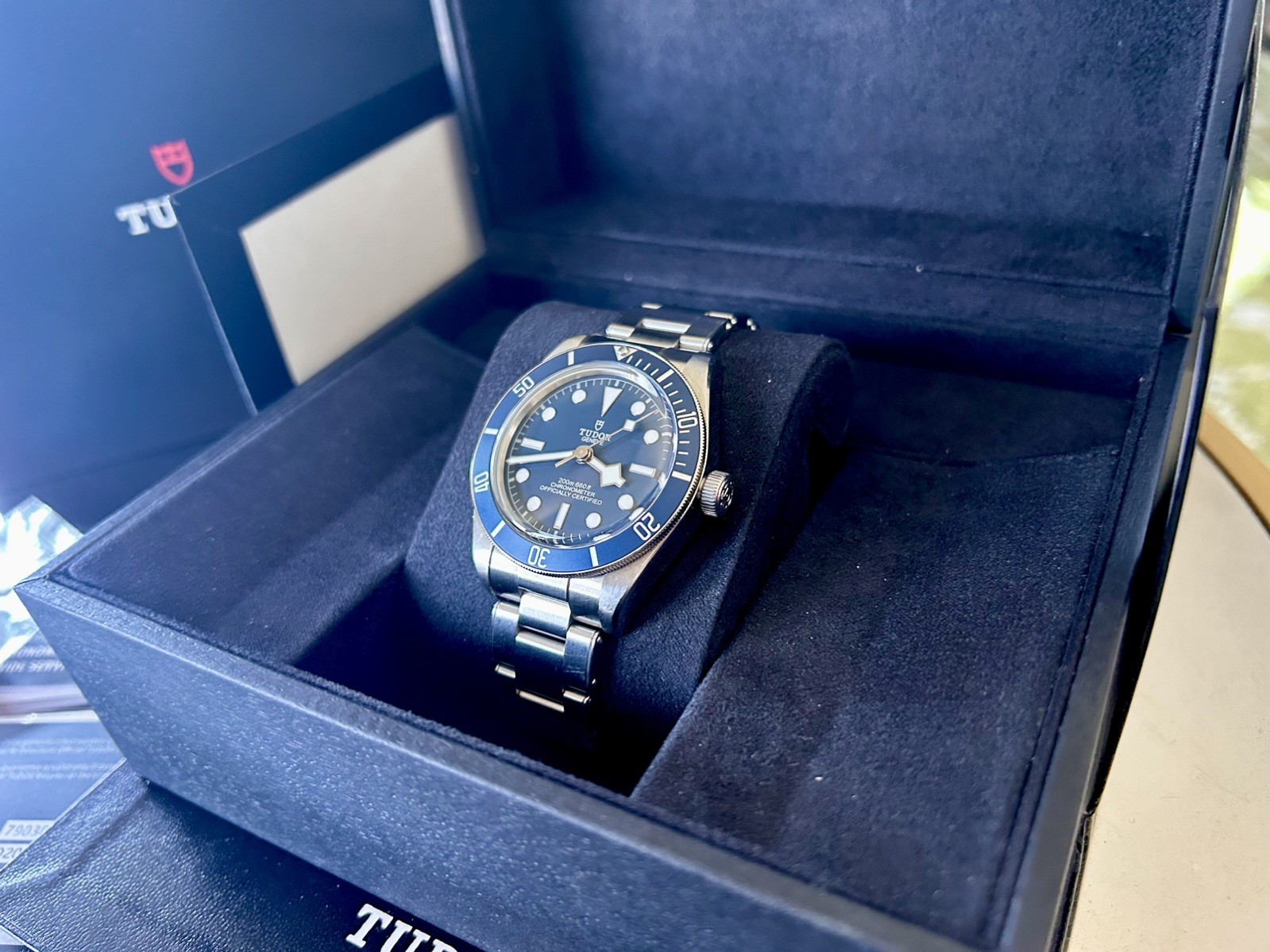 TUDOR Black Bay 58 Blue 79030b With Box And Papers