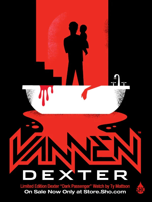 Dexter Series Vannen Watch – 2013 Dark Pasenger Artist Signed Box Never Worn