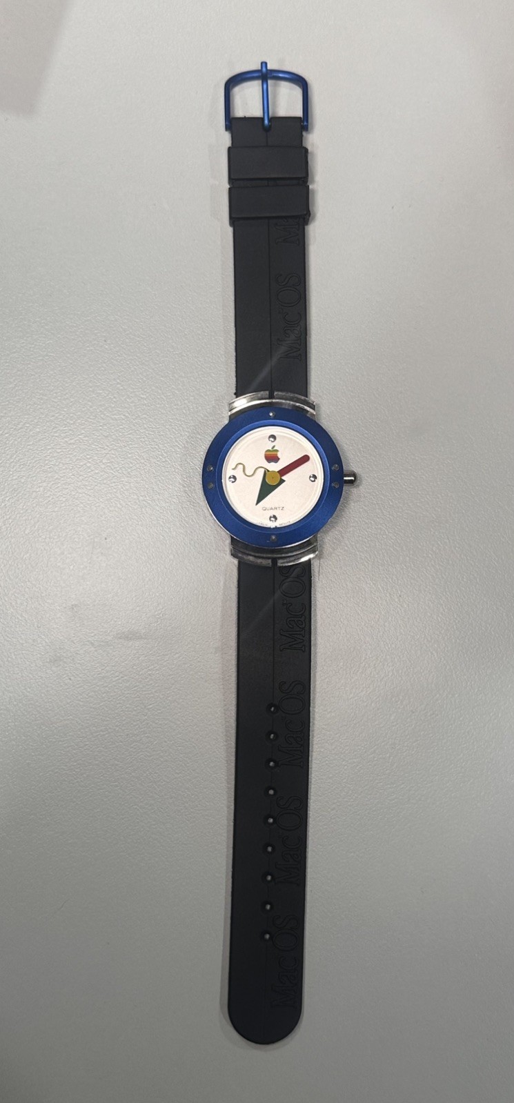 Apple Mac Watch 1995 Vintage Promo Quartz – WORKS! New battery and case!