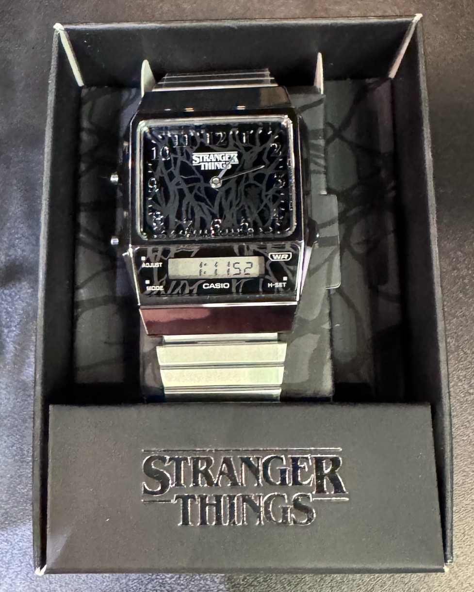 Casio Stranger Things collaboration watch VINTAGE collection AQ-800EST-1