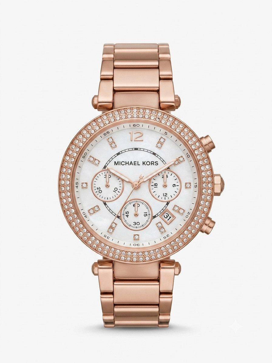 Michael Kors watch women rose gold