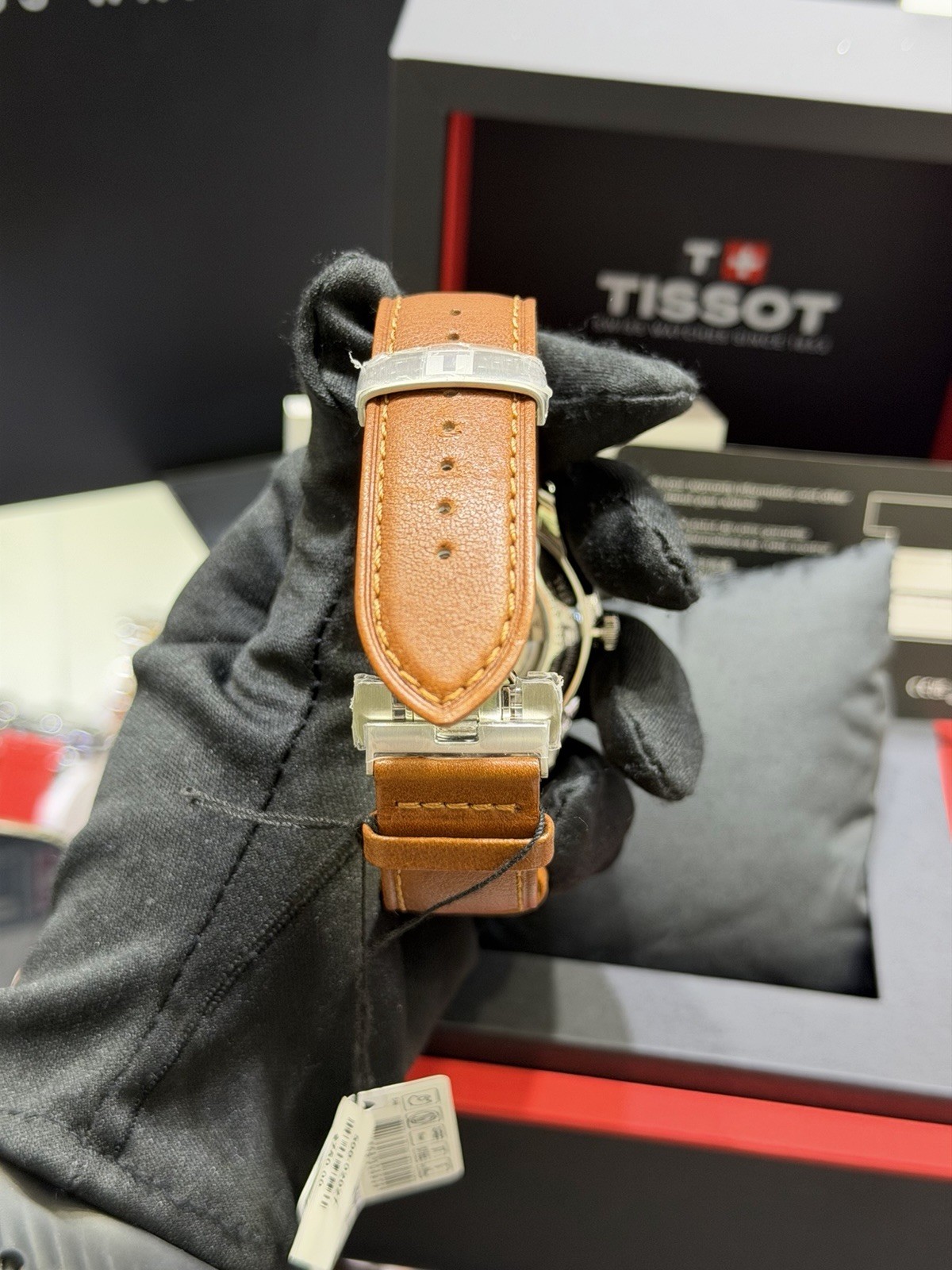 New Tissot Chemin Des Tourelles 42MM Men’s Watch On Leather T139.407.16.041.00